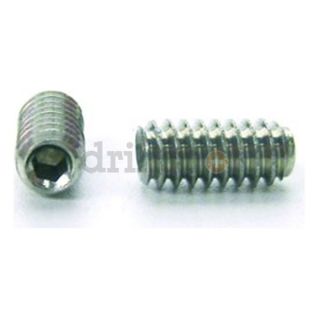 DrillSpot 0141550 8 36 x 3/16 Zinc Plated Cup Point Socket Set Screw