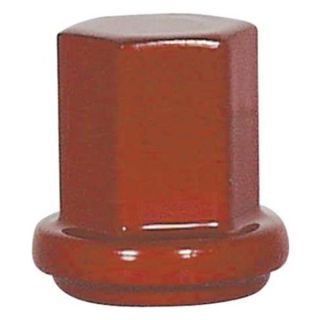 Quick Cable 6016 828R Battery Stud Nut, 3/8 16, Red, PK 10