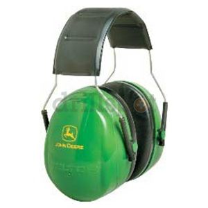 John Deere 93112 8000 Ear Muff, 27dB, Headband, Green/Yellow