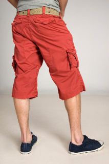 Z Brand  Carmine Red Cargo Shorts for men