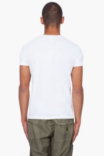 Diesel White Latrin T shirt for men