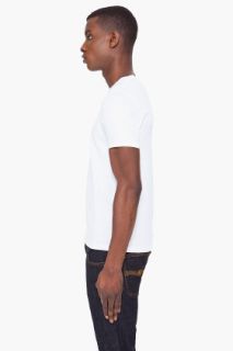 J. Lindeberg White Colby Signature T shirt for men