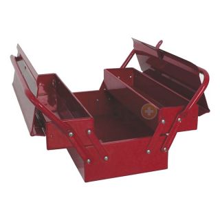 Westward 10J170 Portable Tool Box, 17 Wx8 Dx7 H, Red