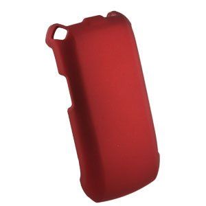 Rubberized Red Hard Protector Case Cover For LG Select