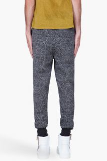 T By Alexander Wang Charcoal Knit Lounge Pants for men