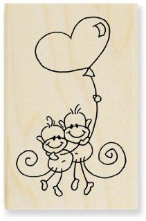 Changitos Love Balloon M205   Changito Rubber Stamps By