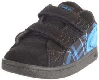 CIRCA 211 Bold Skate Shoe (Toddler),Black/Blue Aster Plaid