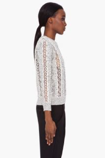 Vanessa Bruno Tweed Lace Summer Sweater for women