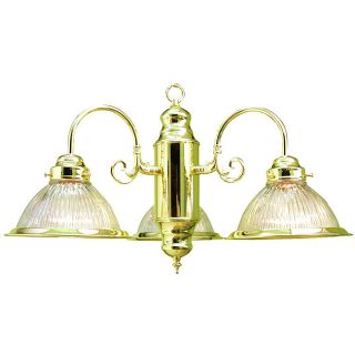Woodbridge Lighting Basic 3 light Polished Brass Chandelier Was $70