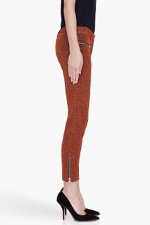 Elizabeth And James Rust Sparkle Anya Leggings for women