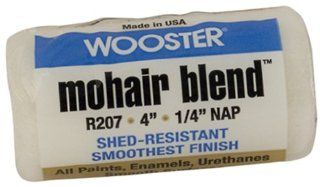 Wooster Brush R207 4 Mohair Blend Roller Cover 1/4 Inch Nap, 4 Inch