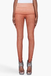 Silent By Damir Doma Rust Dyed Ribbed Leggings for women