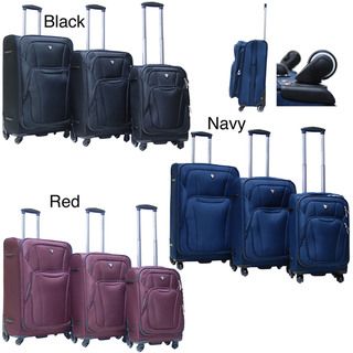 Calpak Barclay 3 piece Lightweight Expandable Softside Luggage Set