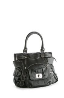 Patzino Travel Edition Large Tote Handbag (EEHB208) (Black