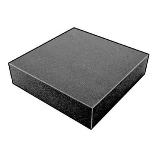 Approved Vendor 5GCR1 Foam Sheet, 200100 Poly, Charcoal, 4x12x12