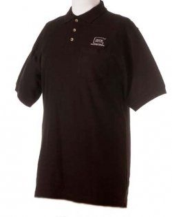 Glock Short Sleeve X Large Black Polo Shirt Md AP60605