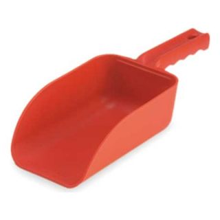 Remco 64004 Small Hand Scoop, Poly, 32 Oz, Red