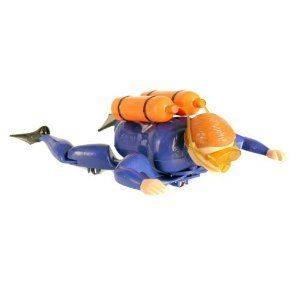 Swimming Scuba Diver Frog Man Bath Toy Toys & Games