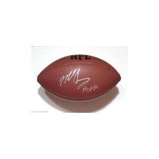 MIKE SINGLETARY,49ERS,BEARS,HALL OF FAME,SIGNED NFL FOOTBALL WITH