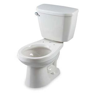 Gerber 21 502 Gravity Flush Toilet, Round Front Bowl