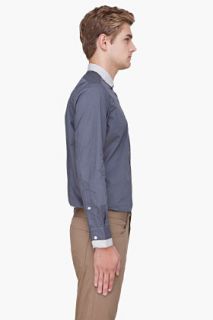 J. Lindeberg Charcoal Poplin Brent Buttondown for men