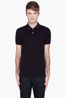 Marc By Marc Jacobs Black Zip Collar Polo for men