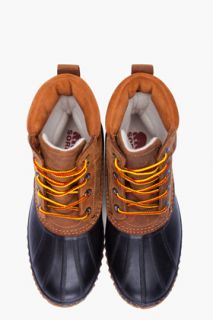 Sorel Brown Leather Cheyanne Boots for men
