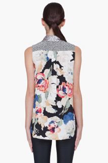 Elizabeth And James Floral Back Silk Julian Blouse for women