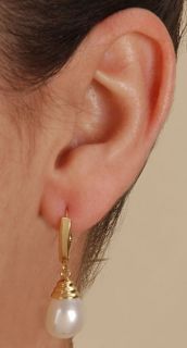 Cultured Freshwater Pearl Leverback Earrings (Set of 3)