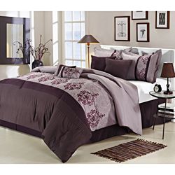 Renaissance Plum 12 piece Bed In a Bag with Sheet Set Today $119.99