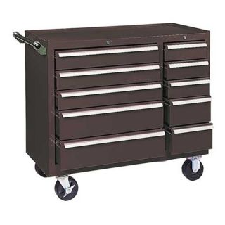 Kennedy 310XB Tool Cabinet, 10Dr, 39 3/8x18x35, Brown