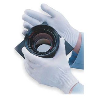 Pip 40 750/L Inspection Gloves, White, Nylon, L, 12