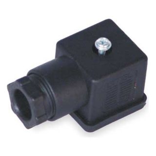 Parker 692914 Plug, B Solenoid, Black