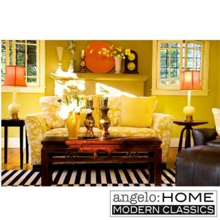 angeloHOME Crawford Sofa Yellow and White Floral