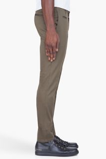 Wings + Horns Olive Westpoint Twill Chinos for men