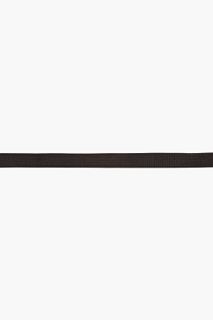 Lanvin Black Patent Pebbled Calfskin Belt for men