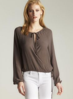 Marc By Marc Jacobs Crepe Cross Over Blouse Today $110.69