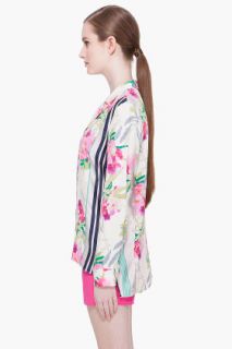 Elizabeth And James Floral Silk Pyjama Top for women