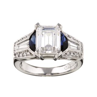 Tacori Platinum 1/2ct TDW Diamond Engagement Ring (G, VS)