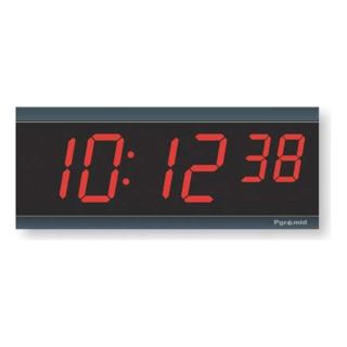 Pyramid 9D46BR Digital Sync Clock, 6 Digit, 6 1/8 In