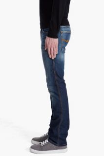 Nudie Jeans Slim Jim Core Blue Jeans for men