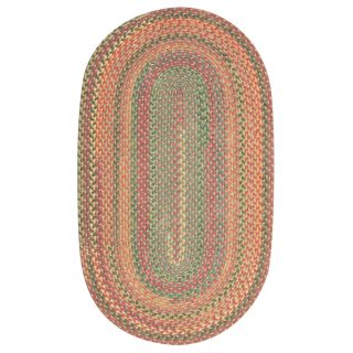 Braided Cape Cod Americana Wool Blend Oval Rug (9 x 12) Today $329