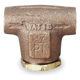 Watts 27 3/8 V Type Strainer, 3/8 In, FNPT, Bronze