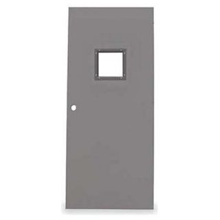 Ceco CHMD x NL28 70 x CYL CE 16ga Narrow Light Steel Door, 84x32 In, 16 ga