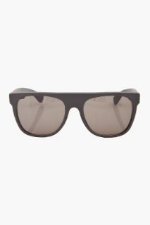 Super Flat Top Black Sunglasses for men