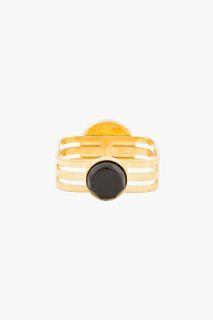 Marni Brass And Horn Geometric Bracelet for women