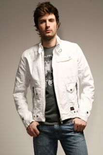 G Star  Chopper White Jacket for men