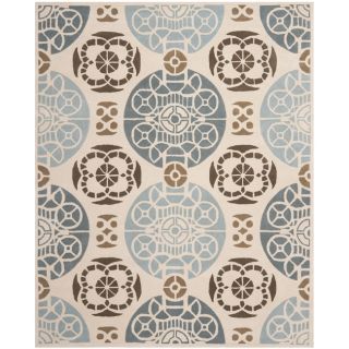 Handmade Marrakesh Beige/ Blue New Zealand Wool Rug (8 x 10) Today