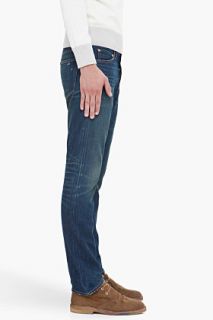 Wings + Horns Straight Worker Wash Jeans for men