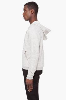 Iro Light Grey Hooded Chayton Sweater for men
